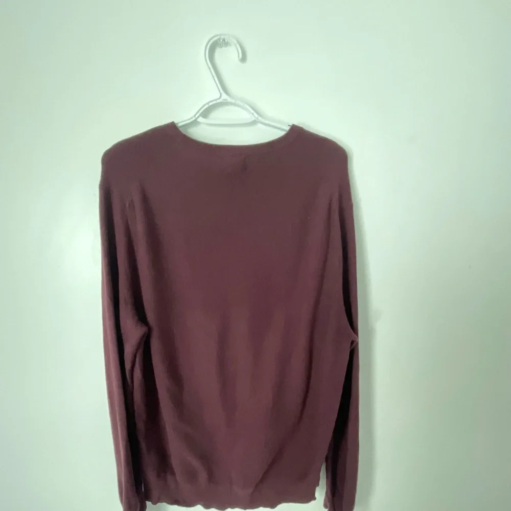 J. Crew Maroon Knit Top